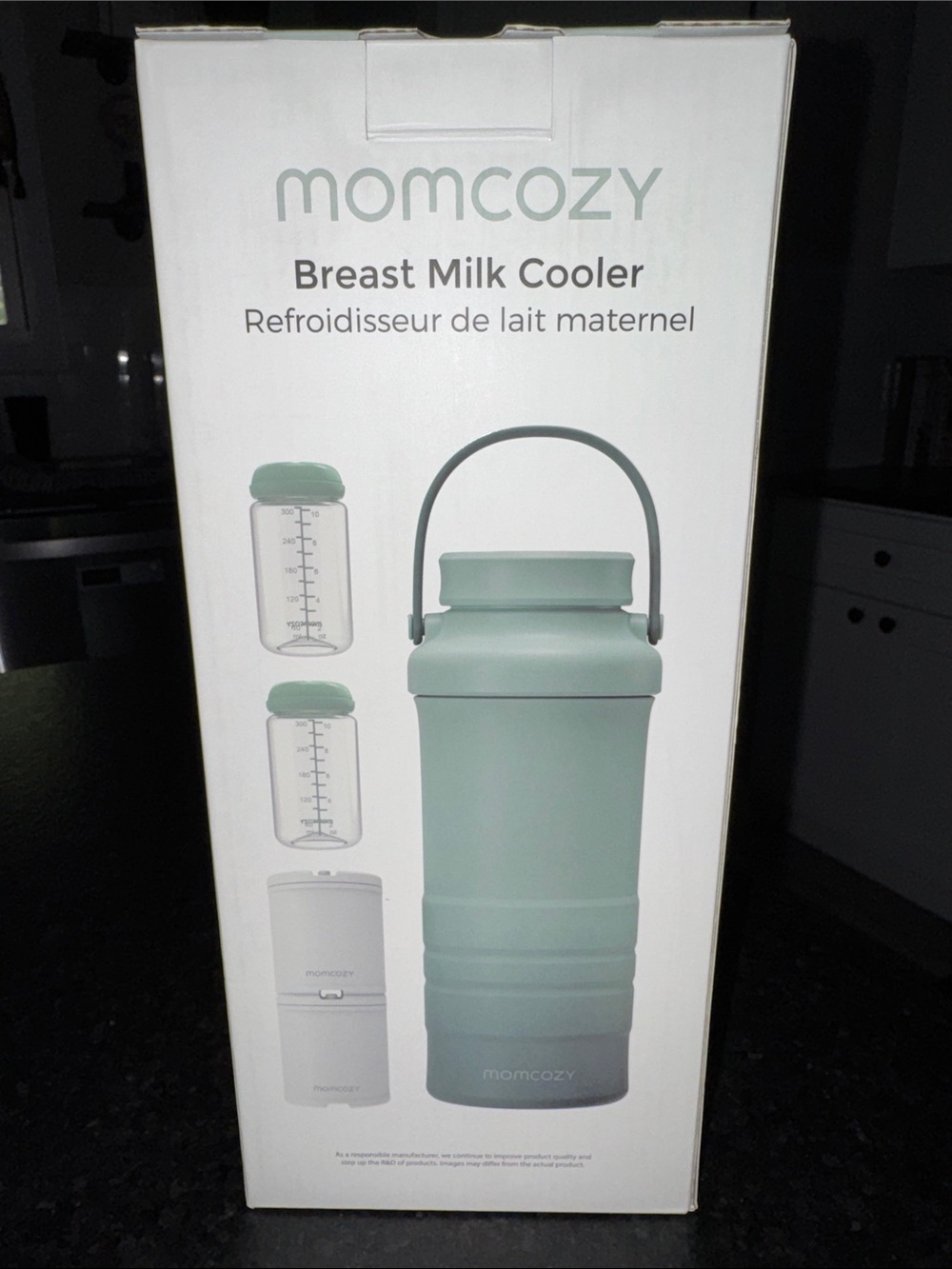 Momcozy Mint Breast Milk Cooler – Portable Insulated Storage
